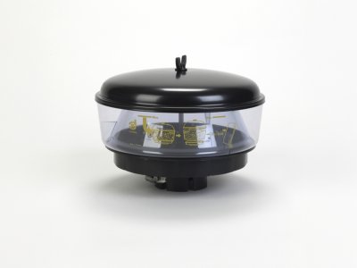Préfiltre cyclonique Donaldson transparent Ø10" avec entrée Ø3"