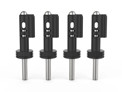 Fixation rapide 2 plaques Maxtrax - Set de 4 pièces - Longueur filetage 40mm