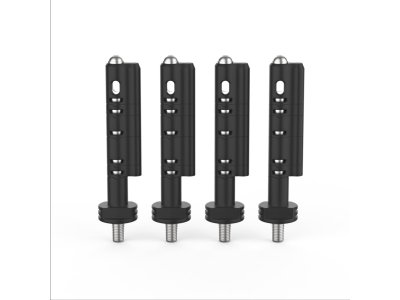 Fixation rapide 4 plaques Maxtrax - Set de 4 pièces - Longueur filetage 17mm