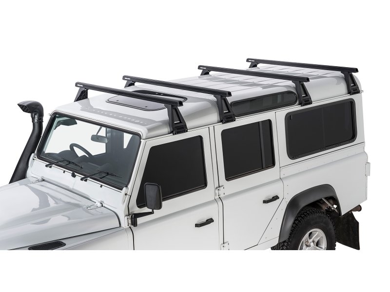 kit-4-barres-de-toit-noire-heavy-duty-1500mm-avec-pieds-rl210-land-rover-defender-110-1993-2020-rhr-ja0850